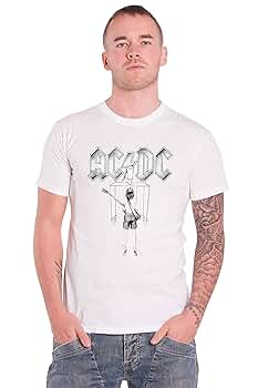 Amazon.com: AC/DC T Shirt Flick of The Switch Band Logo